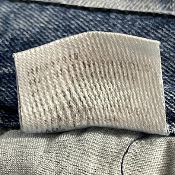 Trillnation Mens Jeans 38 Blue Denim Distressed Zipper Accents Skinny Acid Wash - Picture 10 of 14